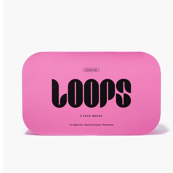 Loops Pink Face Masks, NWT. - Picture 1 of 5